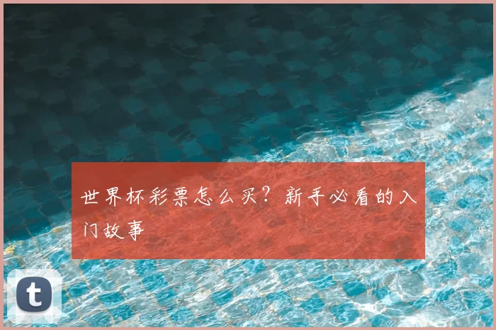 世界杯彩票怎么买？新手必看的入门故事