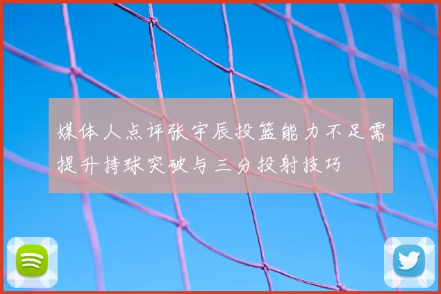 媒体人点评张宇辰投篮能力不足需提升持球突破与三分投射技巧