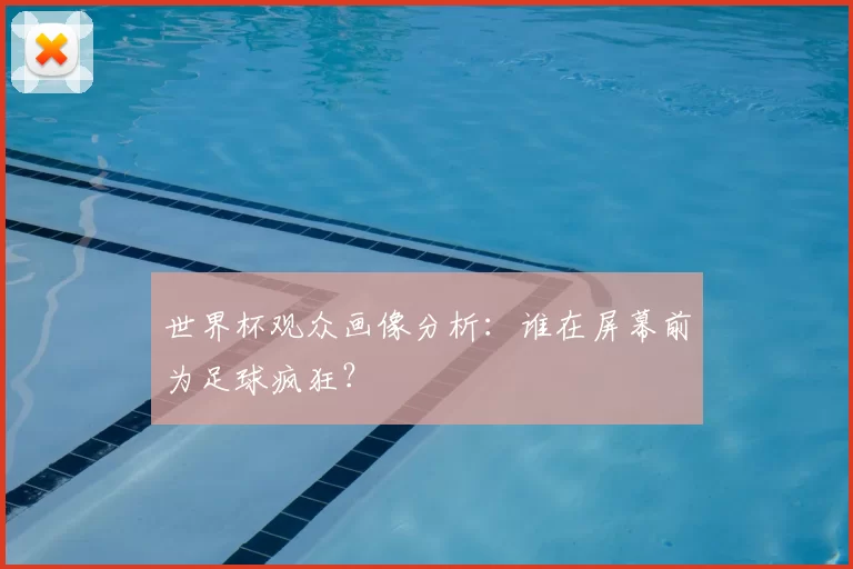 世界杯观众画像分析:谁在屏幕前为足球疯狂?