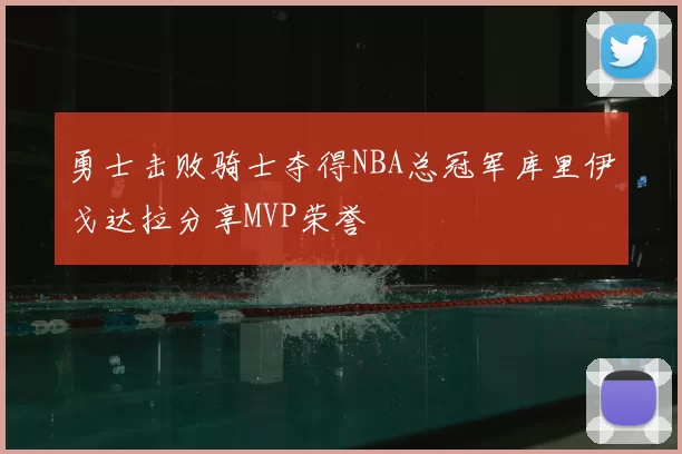 勇士击败骑士夺得NBA总冠军库里伊戈达拉分享MVP荣誉